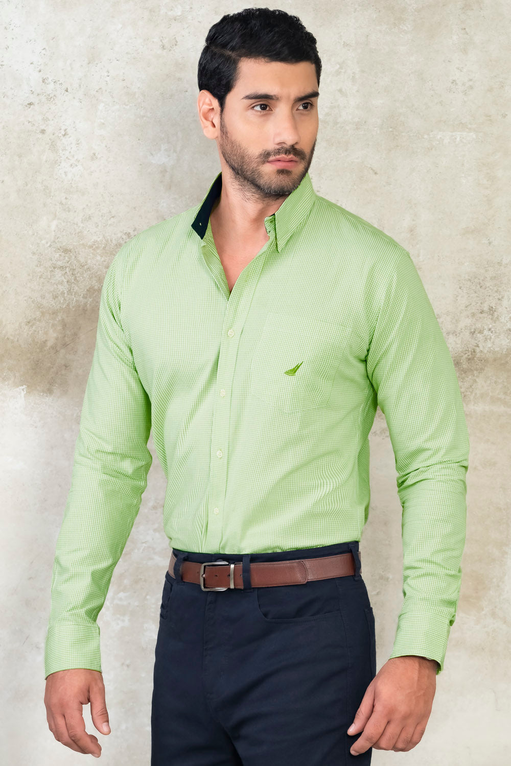 Camisa Bridgeport Cuadros - Regular Fit - Algodon Poplin