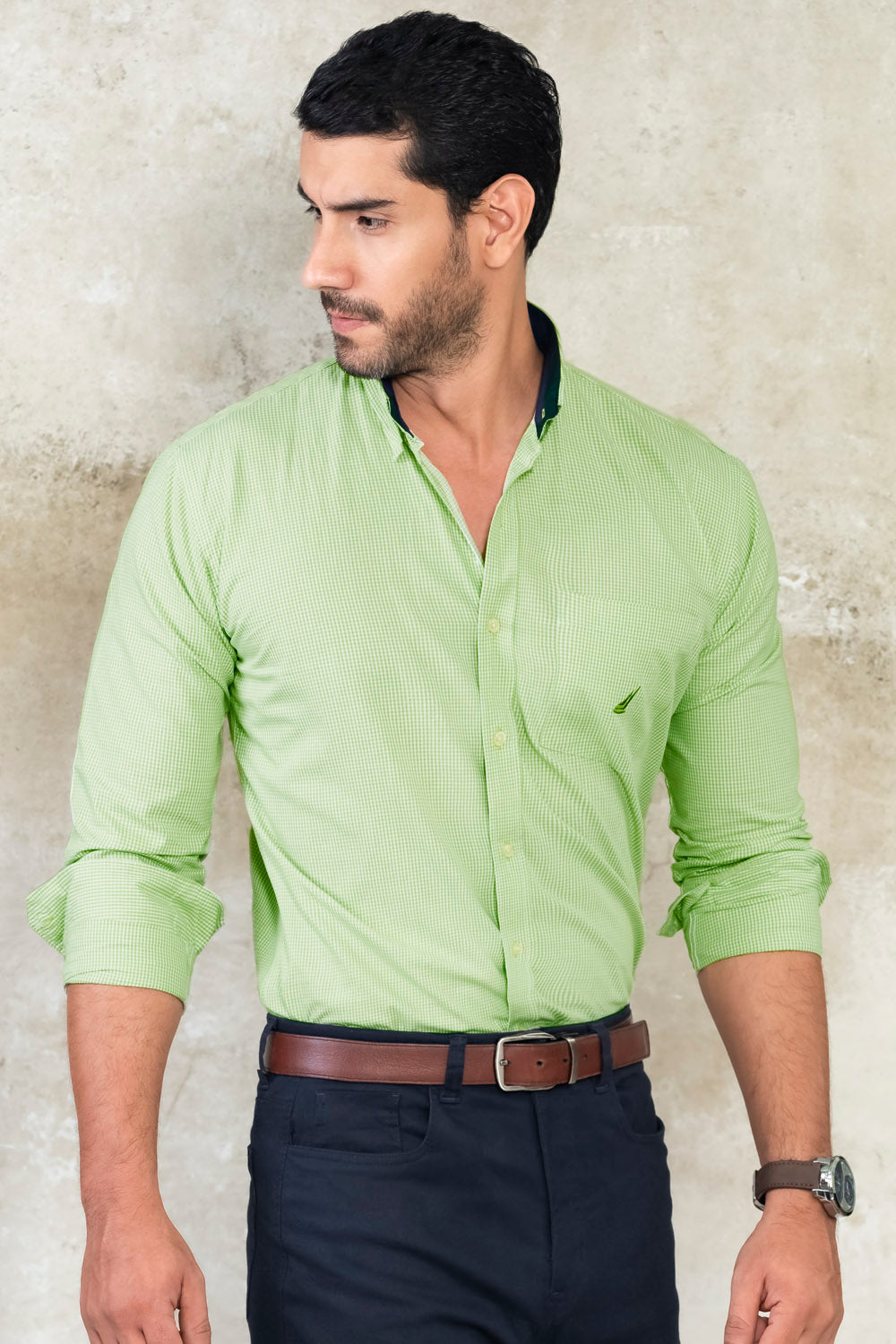 Camisa Bridgeport Cuadros - Regular Fit - Algodon Poplin