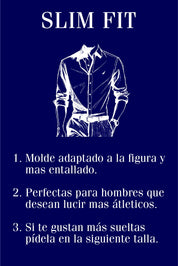 Camisa Bellingham Rayas - Slim Fit - Algodon Poplin