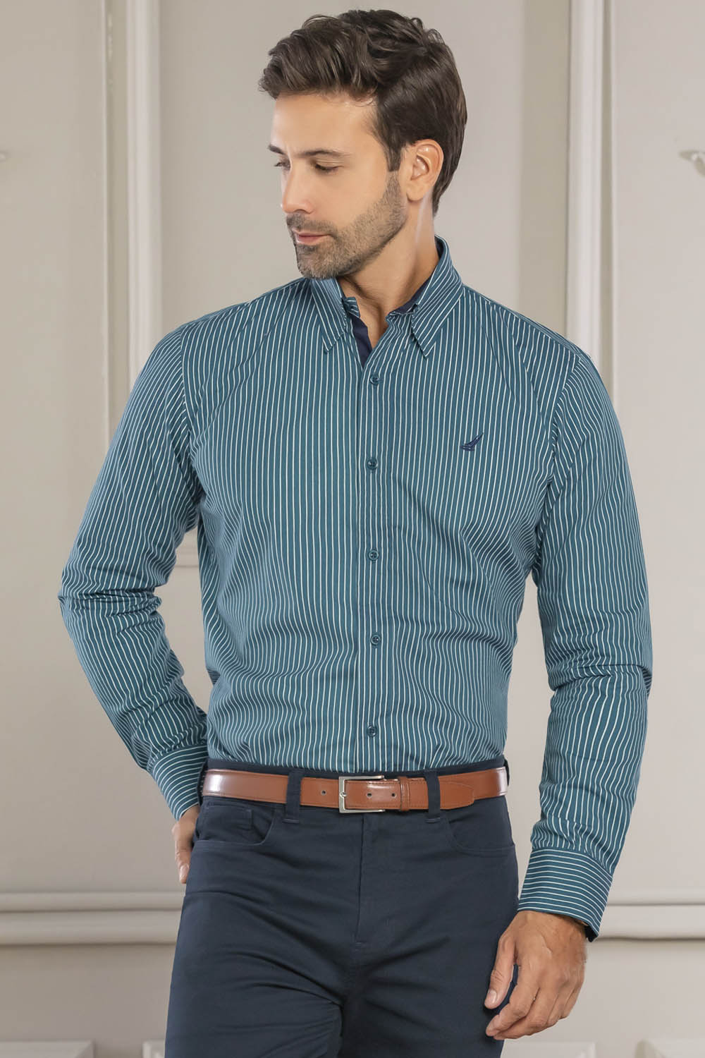 Camisa Prescott Rayas - Slim Fit