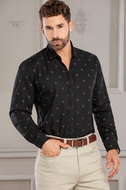 Camisa Boston Miniprints - Slim Fit - Algodón