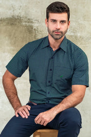 Camisa Monaco Cuadros - Slim Fit -Poplin