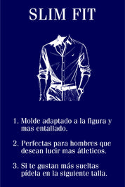 Camisa Monaco Cuadros - Slim Fit -Poplin