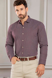 Camisa Landcaster Miniprints - Slim Fit - Algodón