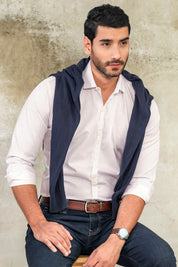 Camisa Seattle Miniprints - Slim Fit - Algodon Poplin