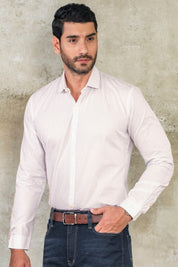 Camisa Seattle Miniprints - Slim Fit - Algodon Poplin