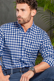 Camisa Houston Cuadros - Slim Fit - Poplin