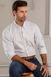 Camisa Boise Miniprints - Slim Fit - Algodón