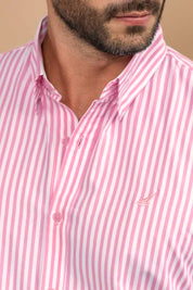 Camisa Houston Rayas - Slim Fit - Poplin