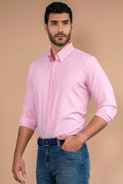 Camisa Houston Rayas - Slim Fit - Poplin