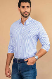 Camisa Houston Rayas - Slim Fit - Poplin