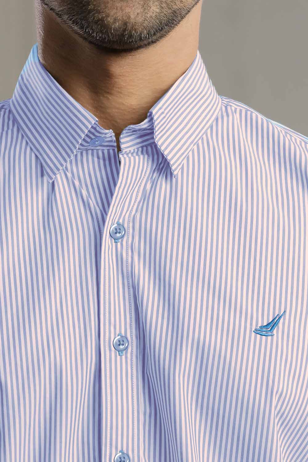 Camisa Houston Rayas - Slim Fit - Poplin