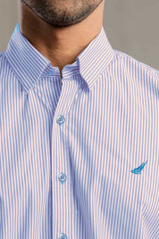 Camisa Houston Rayas - Slim Fit - Poplin