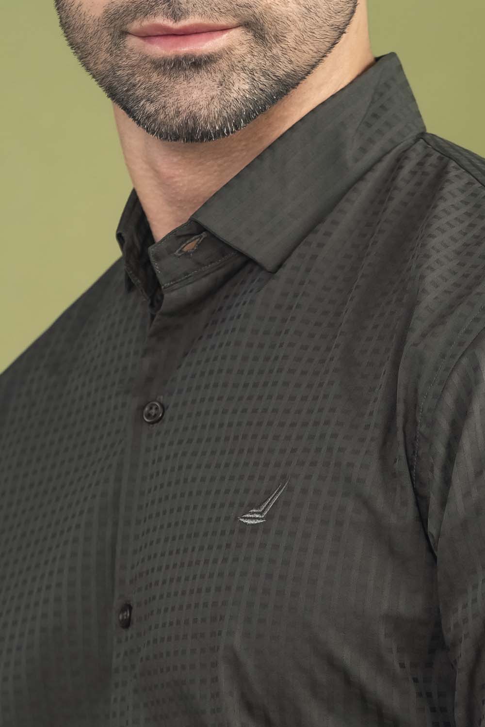 Camisa Premium Dobby - Slim Fit - Algodón