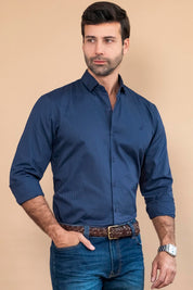 Camisa Premium Dobby - Slim Fit - Algodón