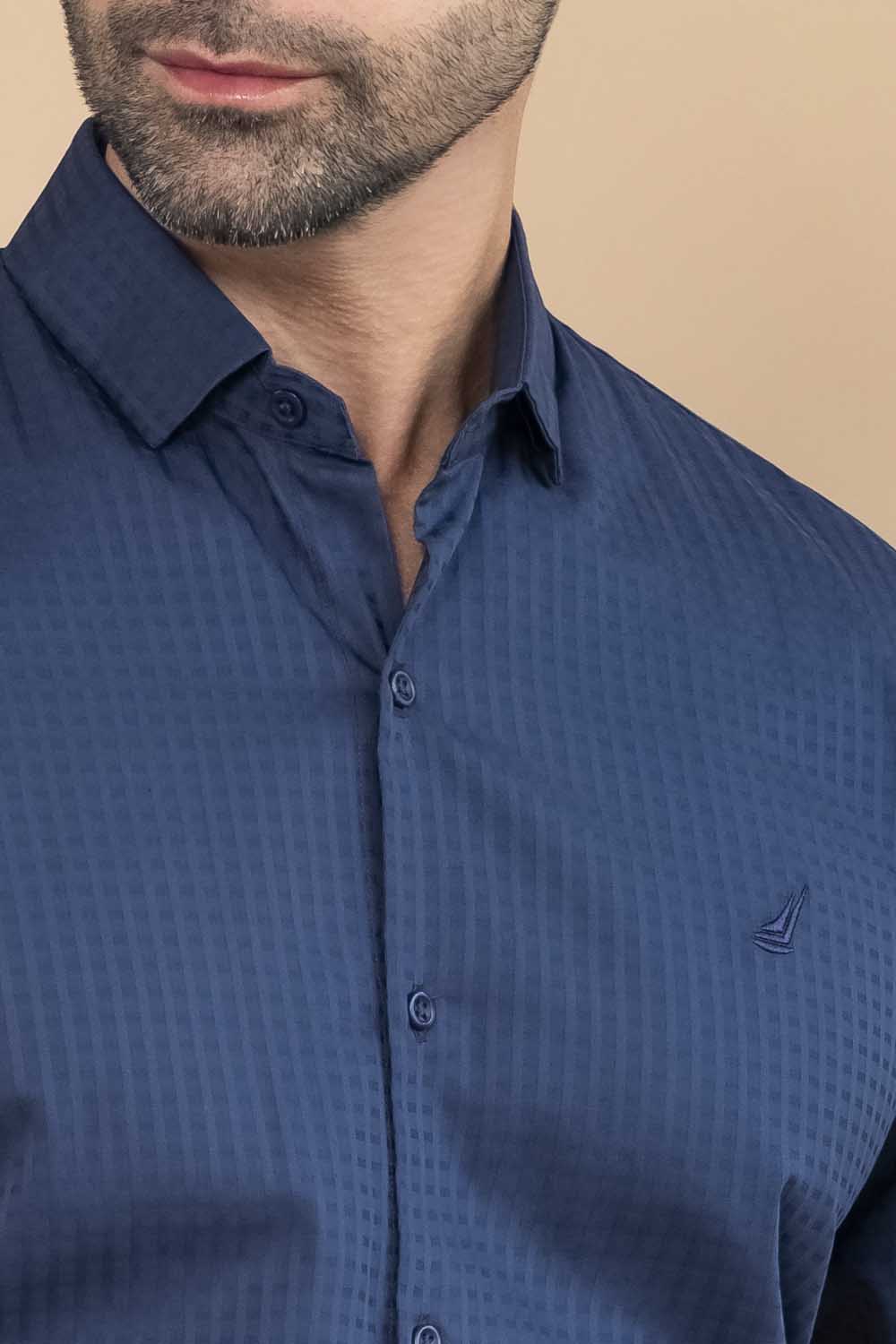 Camisa Premium Dobby - Slim Fit - Algodón