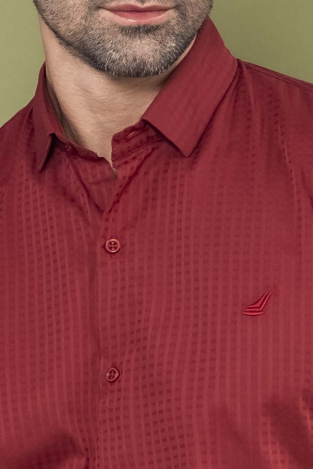 Camisa Premium Dobby - Slim Fit - Algodón