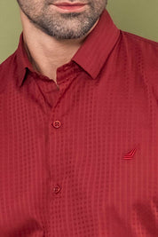 Camisa Premium Dobby - Slim Fit - Algodón