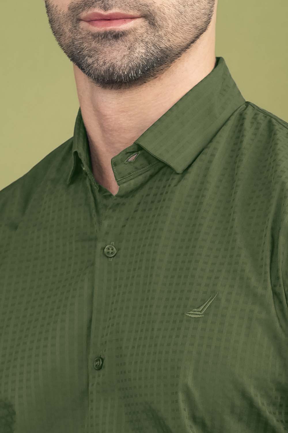 Camisa Premium Dobby - Slim Fit - Algodón