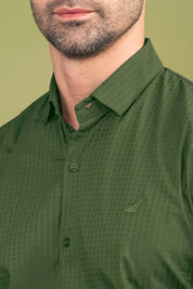 Camisa Premium Dobby - Slim Fit - Algodón