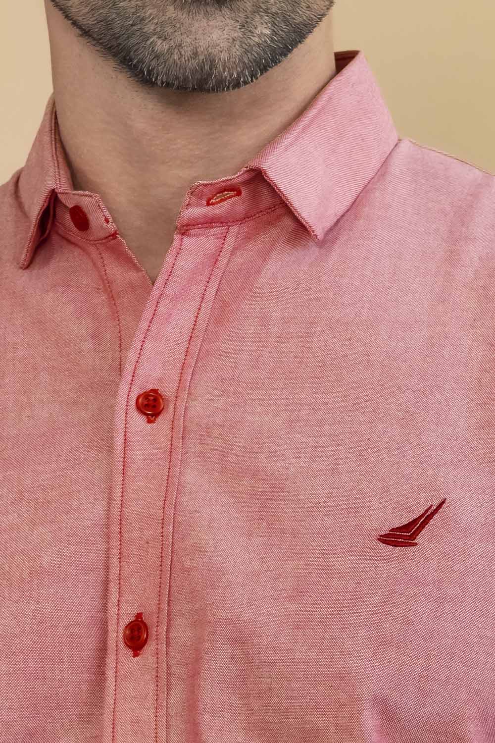 Camisa Fort Worth - Slim Fit - Algodon Oxford