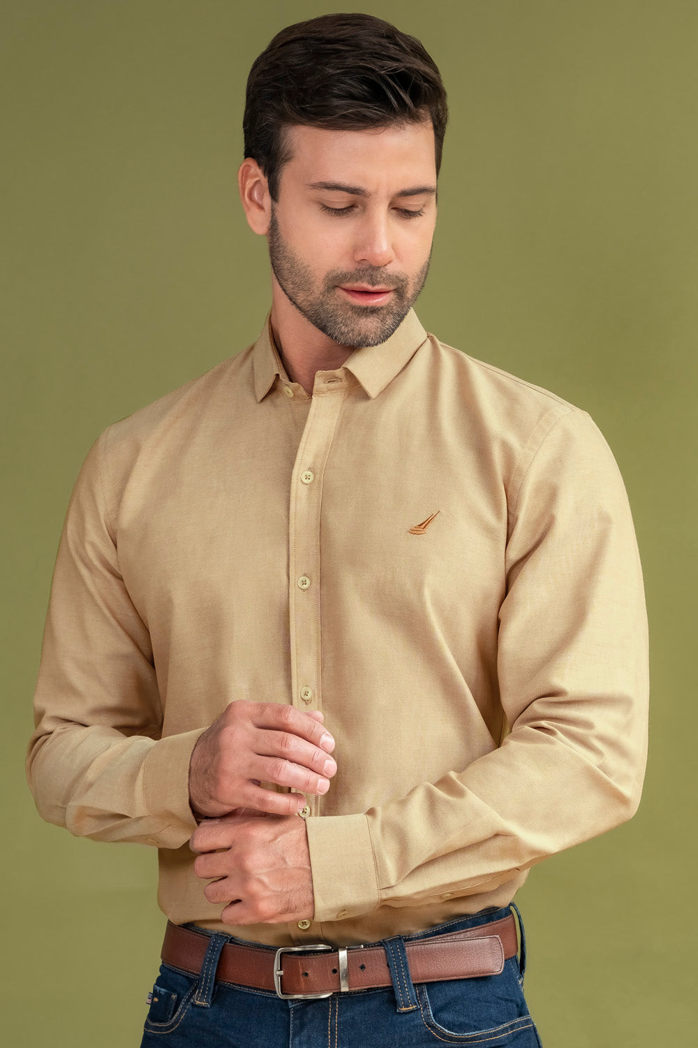 Camisa Fort Worth - Slim Fit - Algodon Oxford