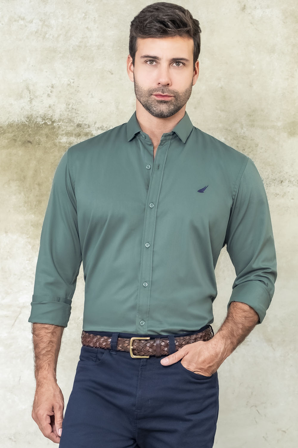 Camisa Premium Comfort - Slim Fit - Bambu