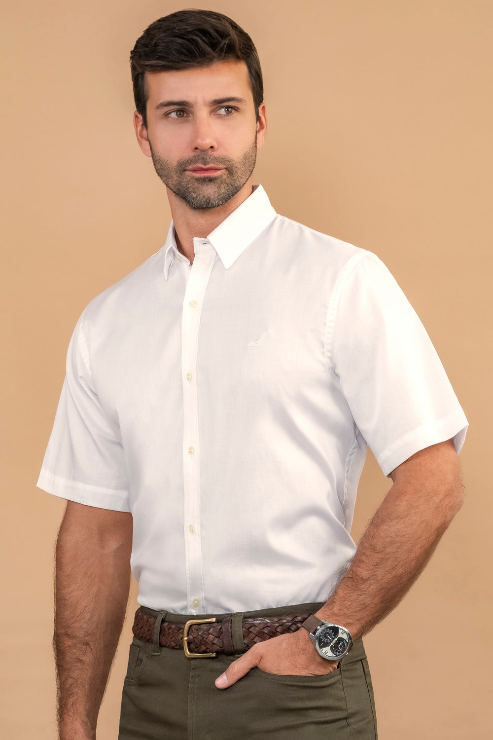 Camisa Premium Palm Springs - Regular Fit - Algodon Twill