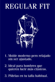 Camisa Premium Lake Tahoe - Regular Fit - Algodon Dobby