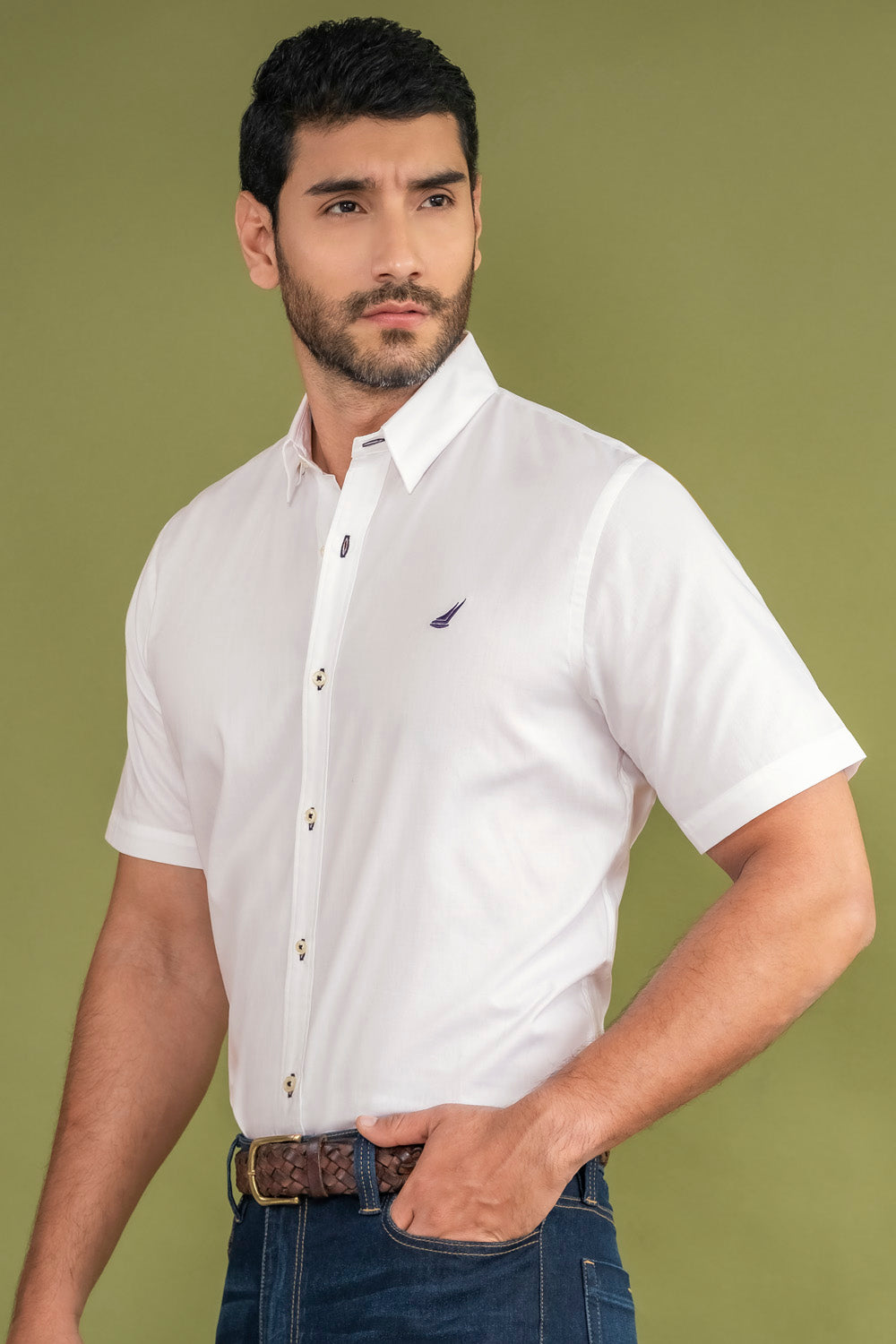 Camisa Premium Seaside - Regular Fit - Algodon Twill