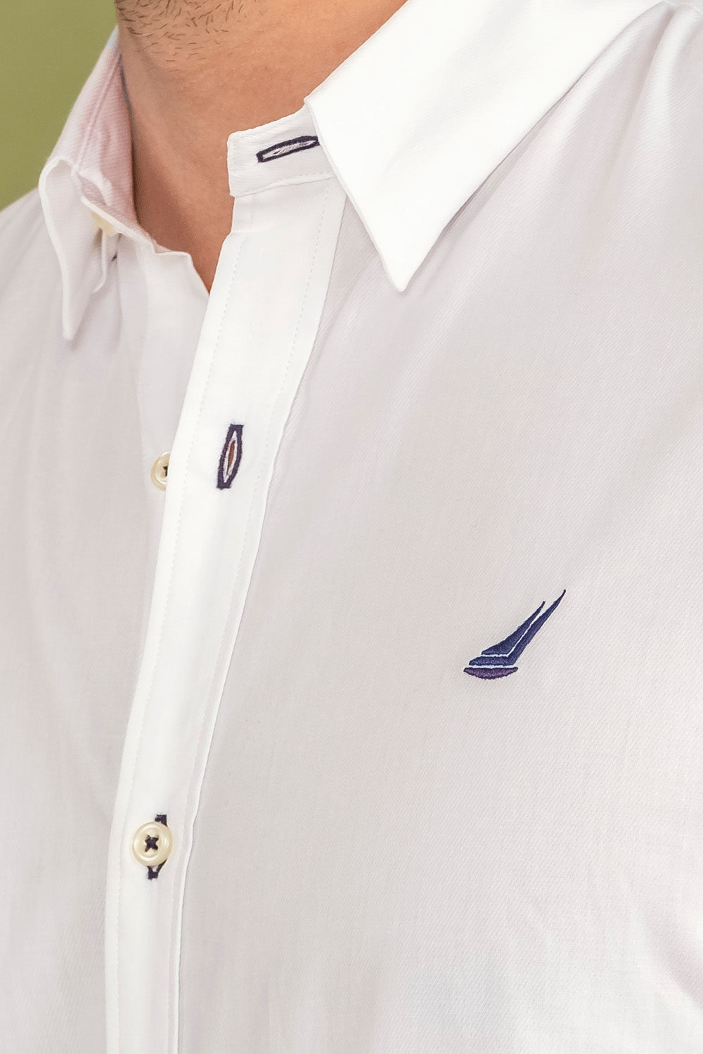 Camisa Premium Seaside - Regular Fit - Algodon Twill