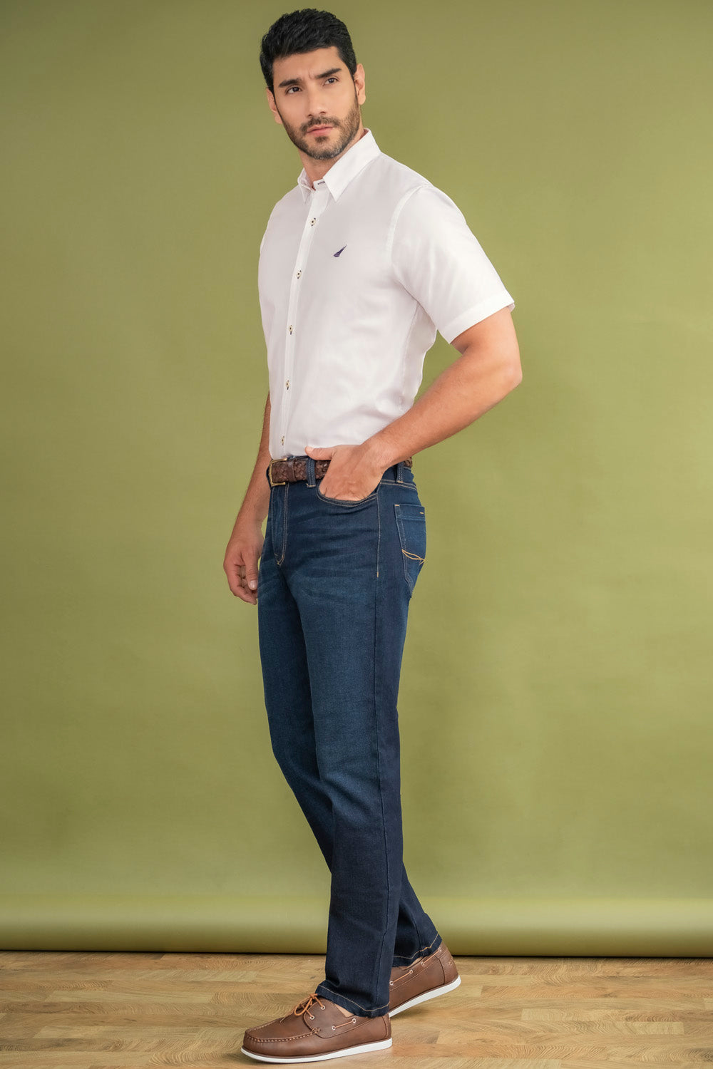 Camisa Premium Seaside - Regular Fit - Algodon Twill