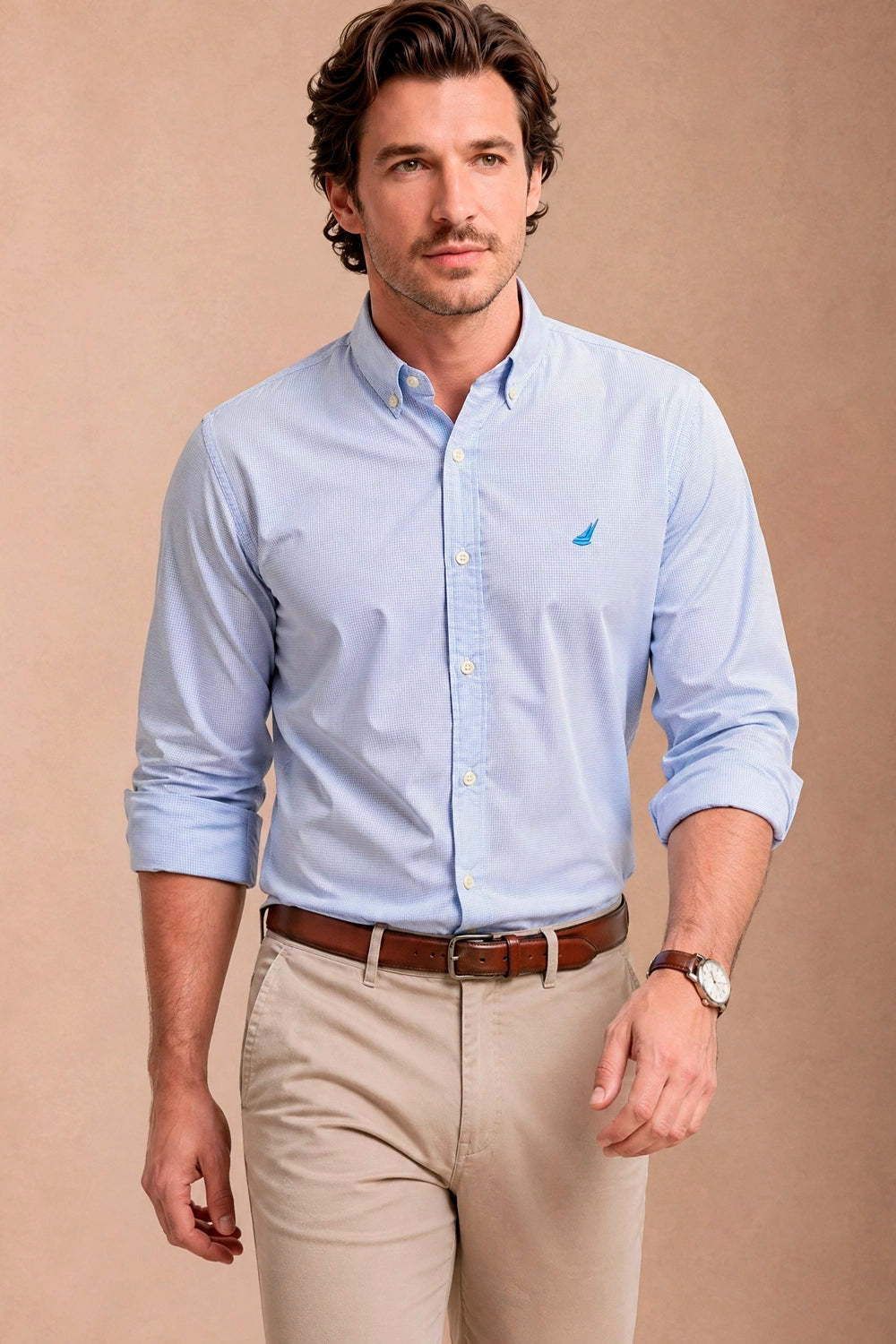 Camisa Lexington - Slim Fit - Mini Cuadros