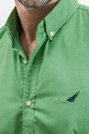 Camisa Princeton Cuadros - Slim Fit - Poplin