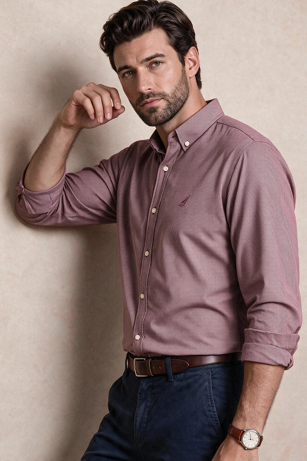 Camisa Lexington - Slim Fit - Mini Cuadros