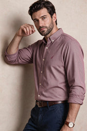 Camisa Lexington - Slim Fit - Mini Cuadros