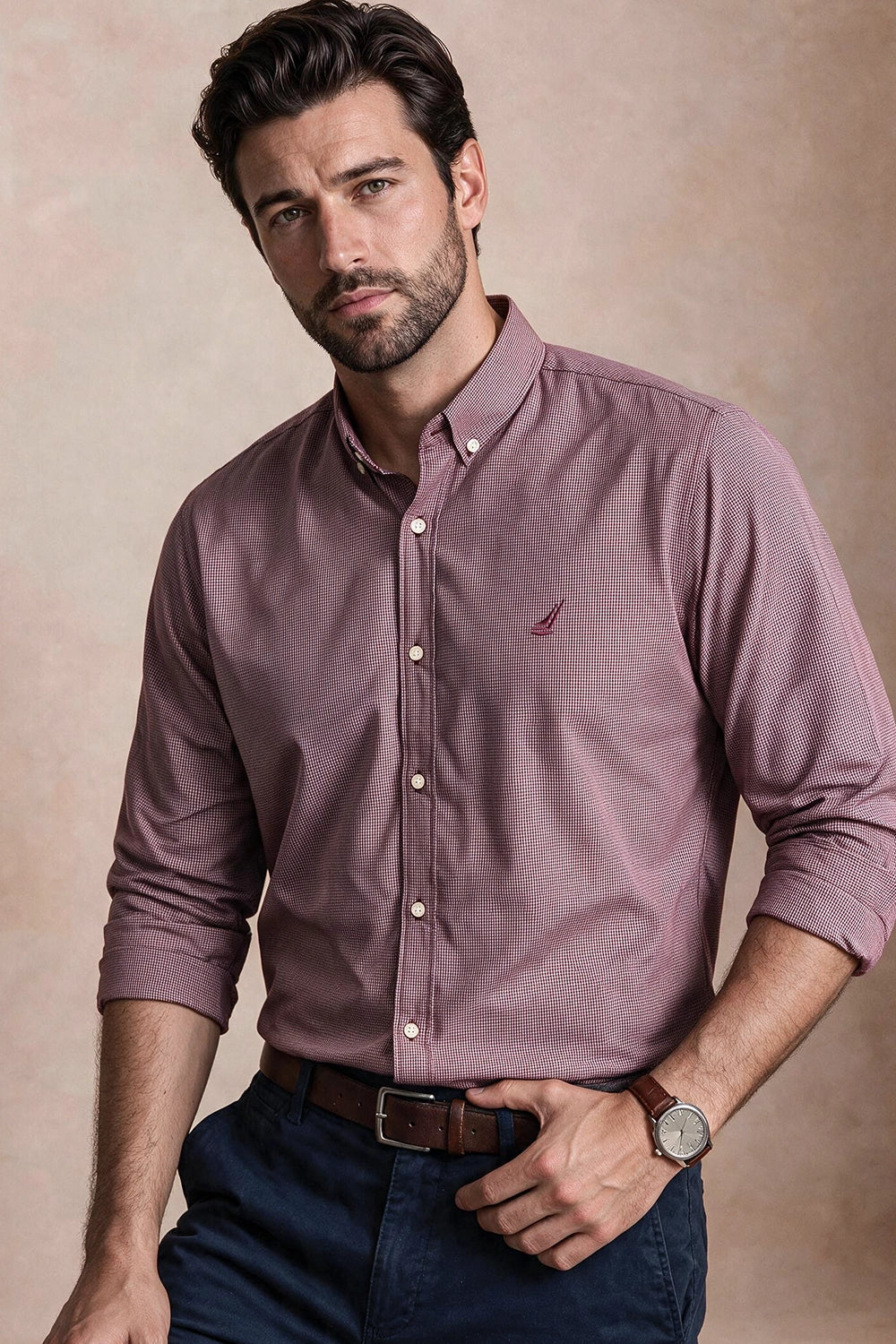 Camisa Lexington - Slim Fit - Mini Cuadros