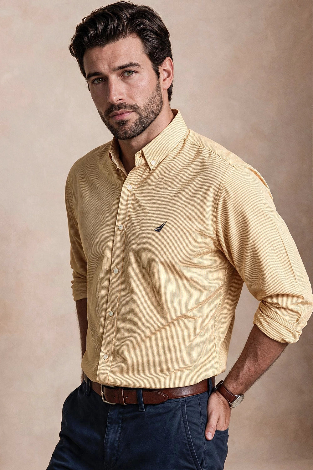 Camisa Harbor Cuadros - Slim Fit - Poplin