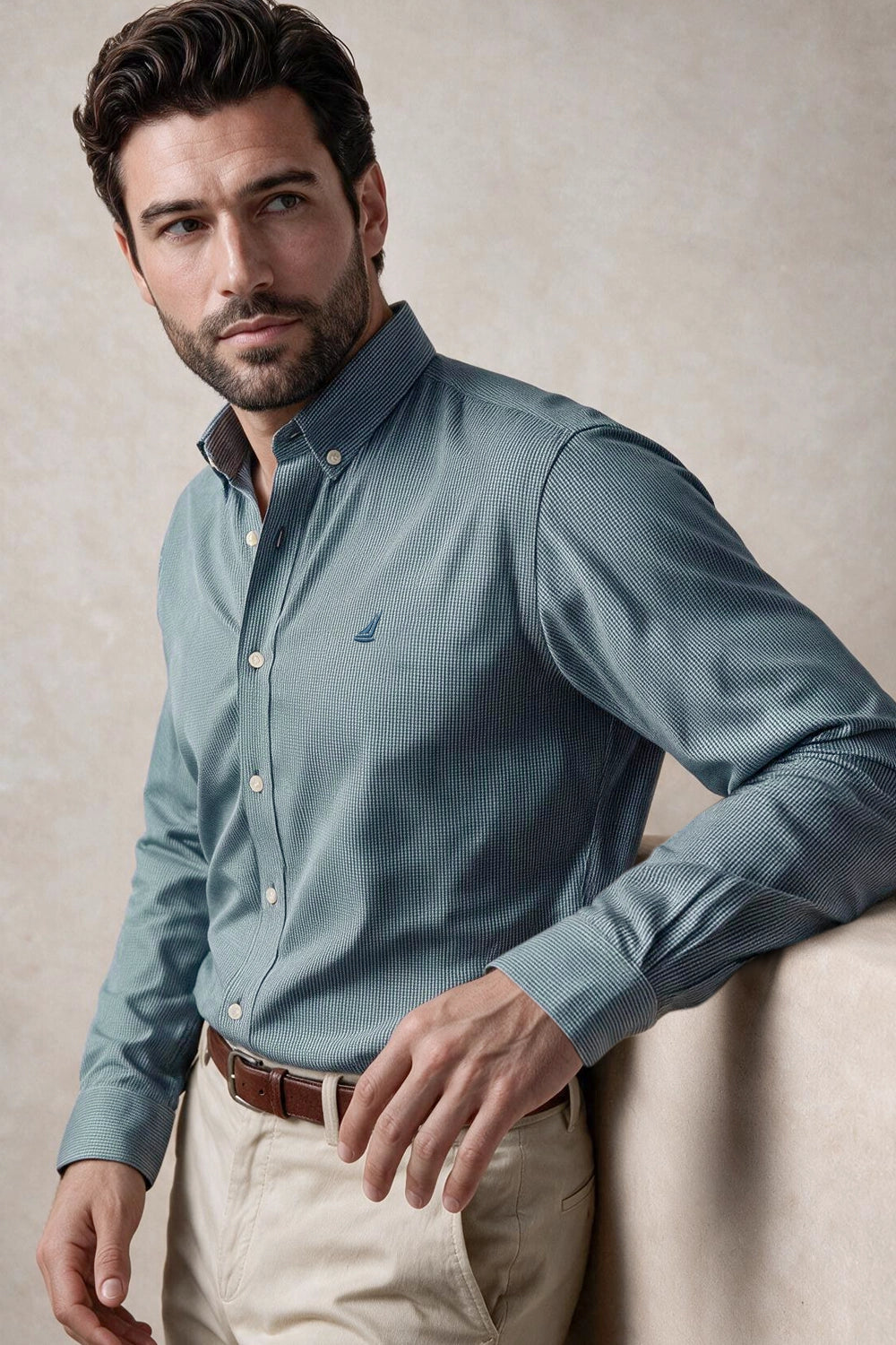 Camisa Harbor Cuadros - Slim Fit - Poplin