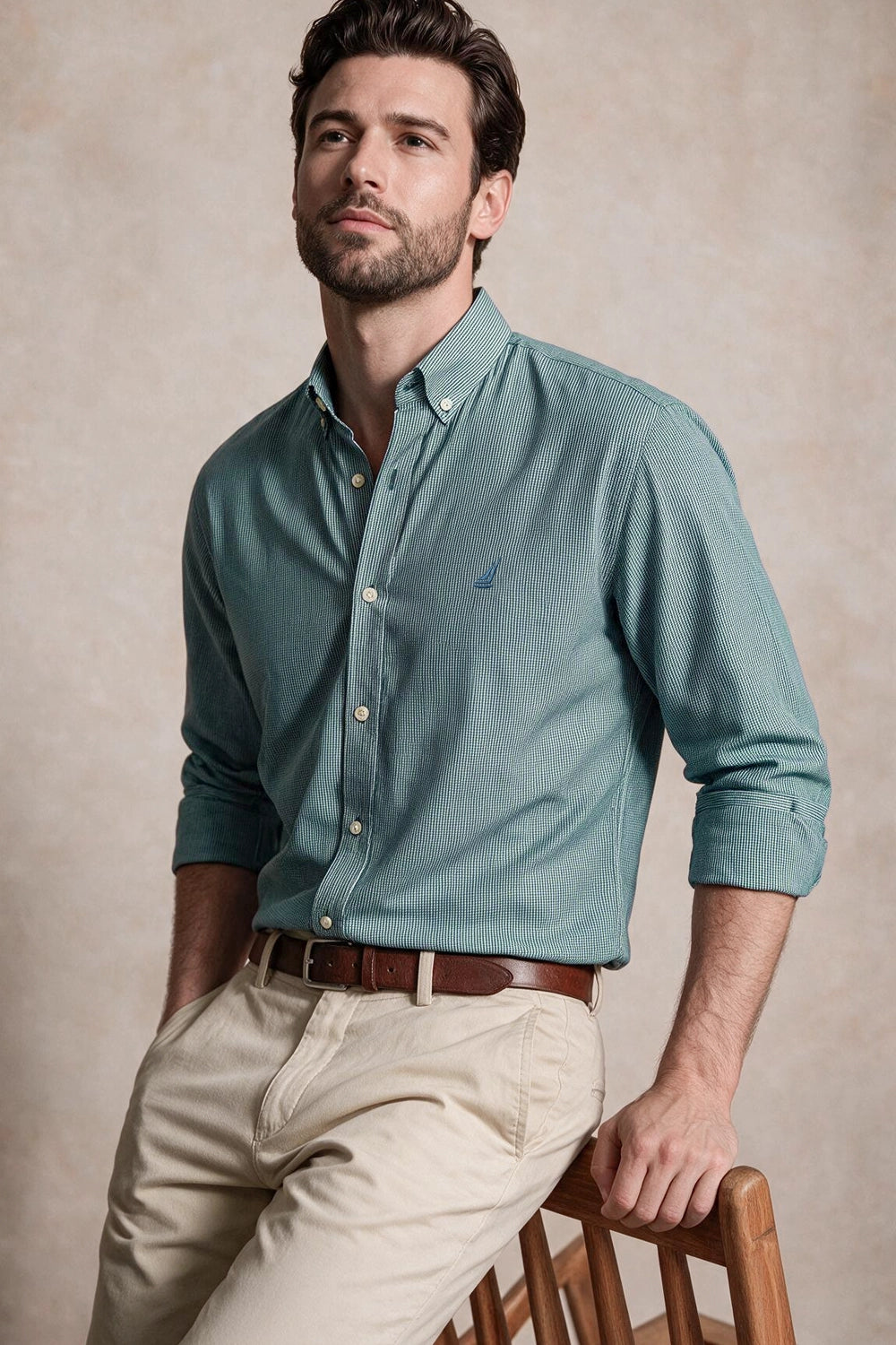 Camisa Harbor Cuadros - Slim Fit - Poplin