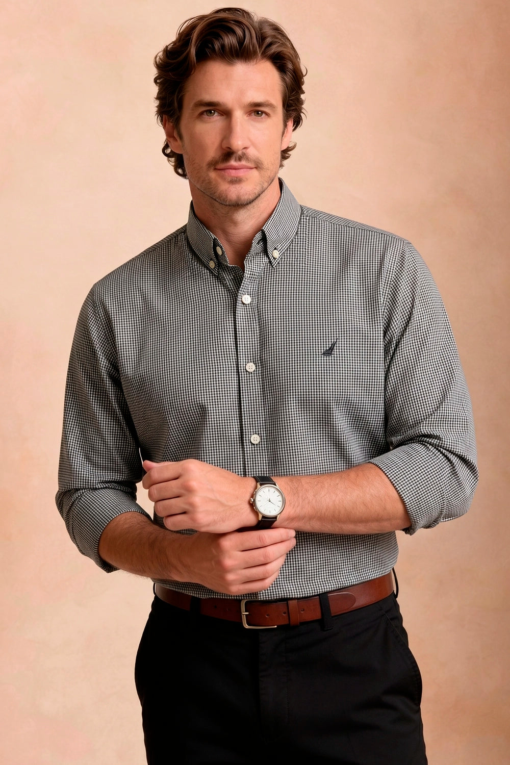 Camisa Harbor Cuadros - Slim Fit - Poplin