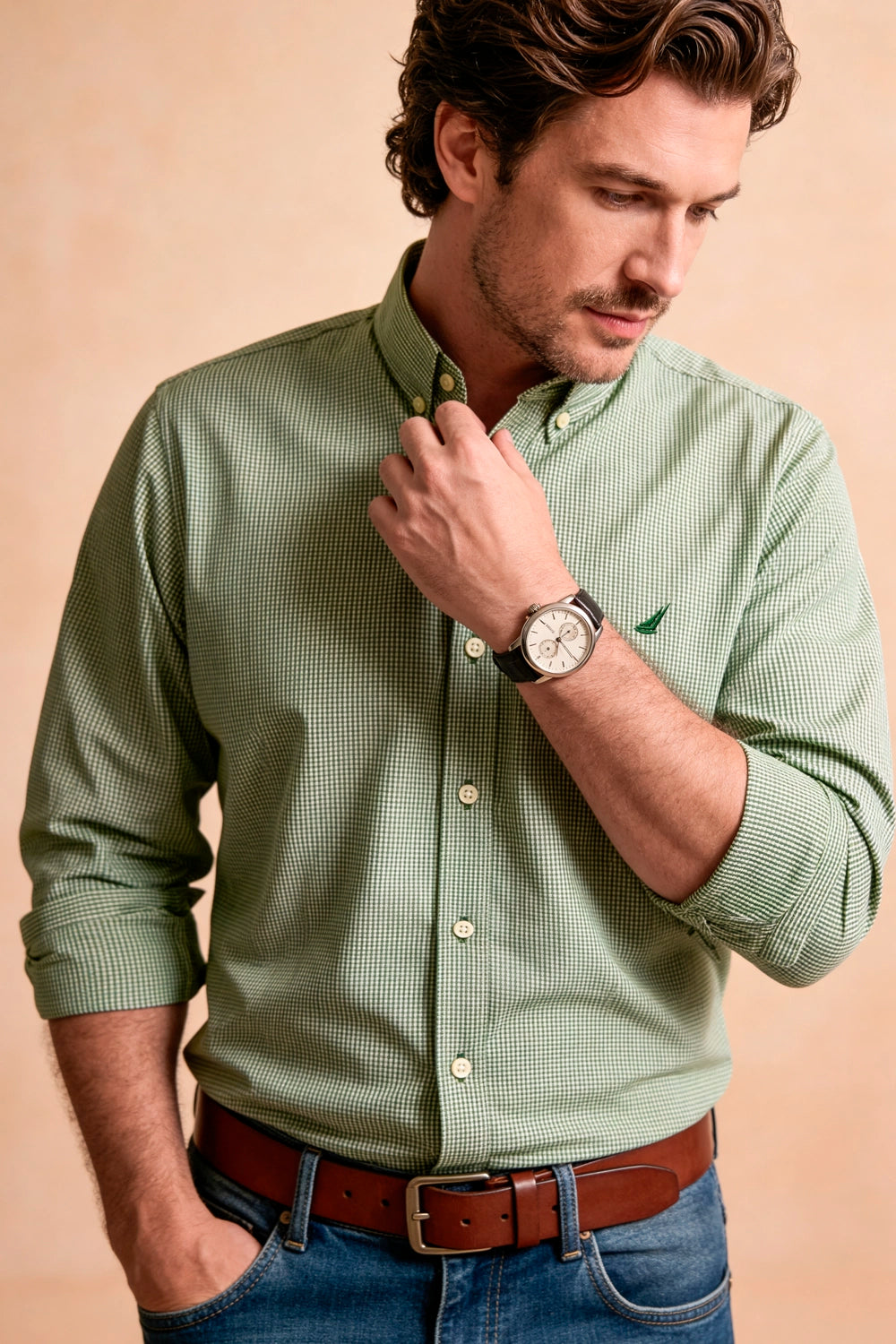Camisa Harbor Cuadros - Slim Fit - Poplin
