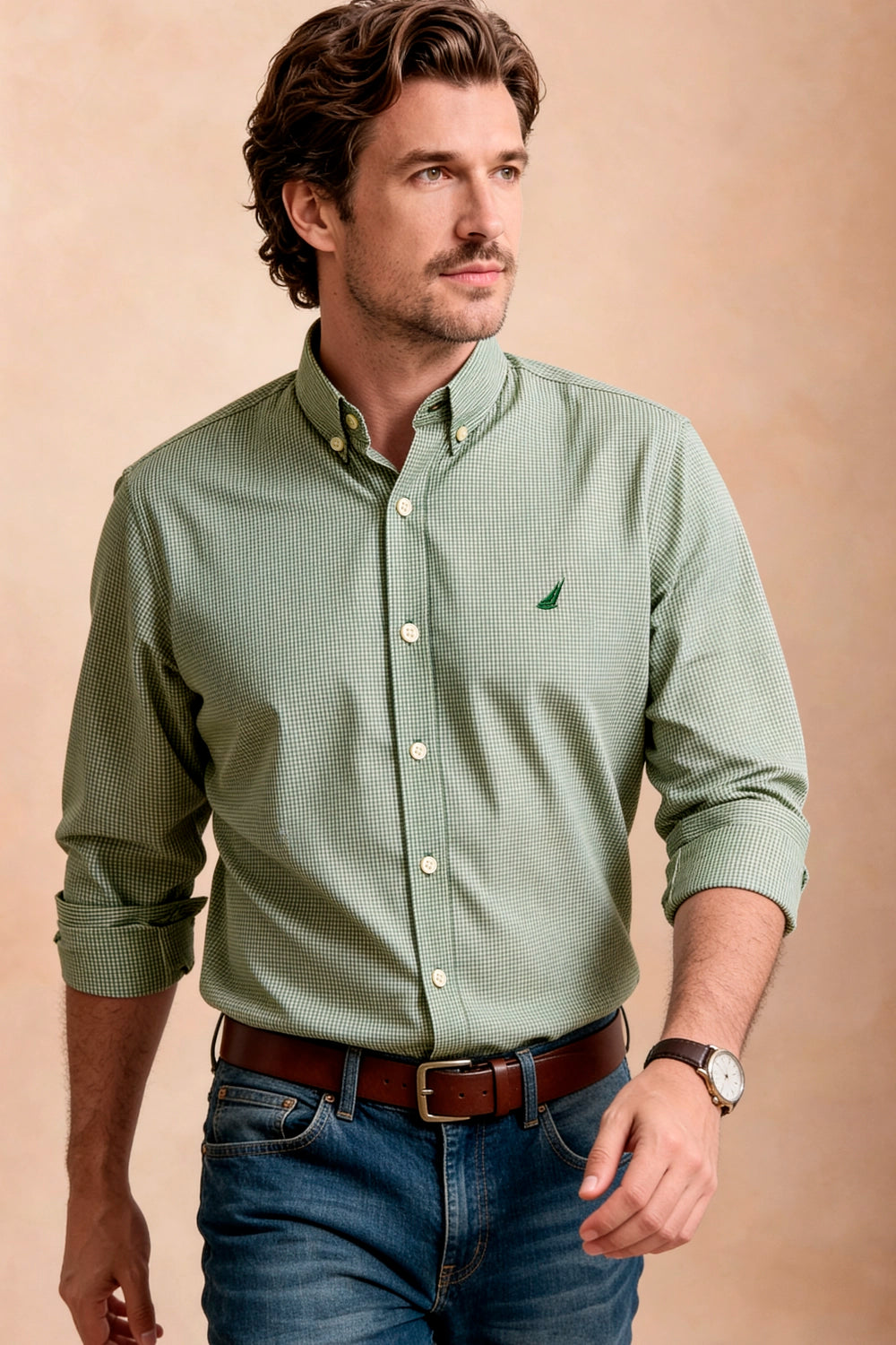Camisa Harbor Cuadros - Slim Fit - Poplin