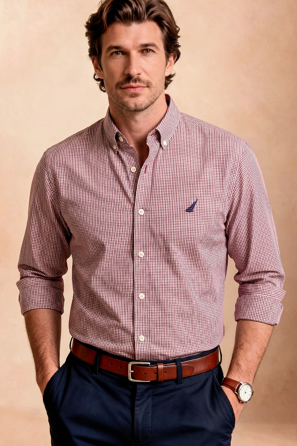 Camisa Harbor Cuadros - Slim Fit - Poplin