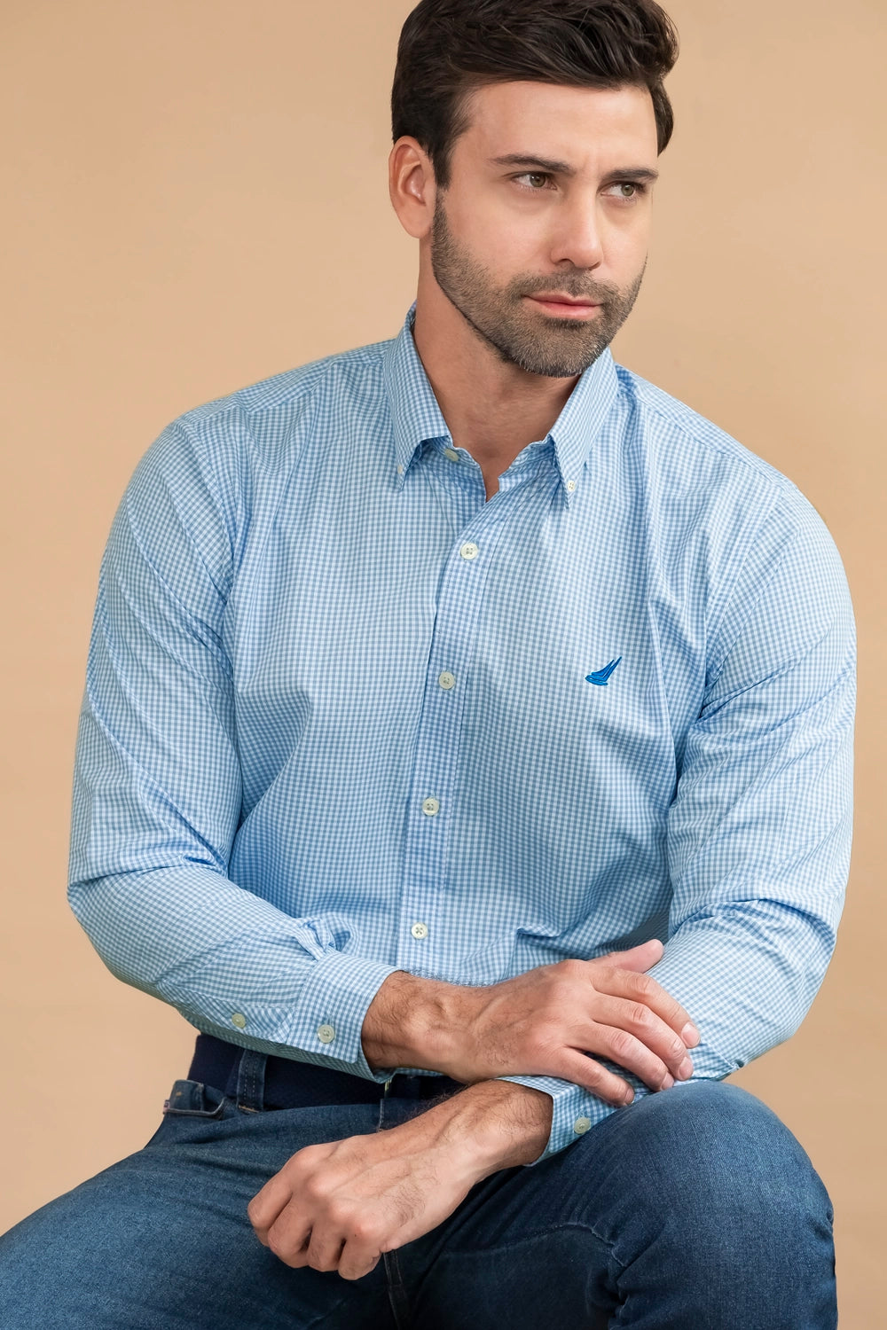 Camisa Harbor Cuadros - Slim Fit - Poplin