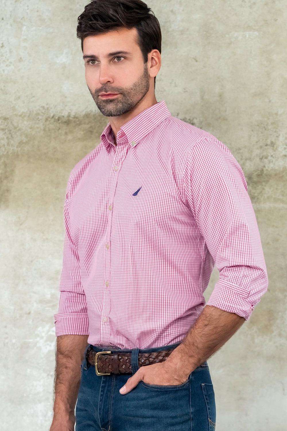 Camisa Harbor Cuadros - Slim Fit - Poplin