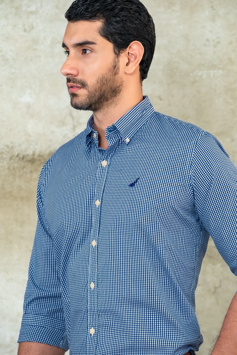 Camisa Harbor Cuadros - Slim Fit - Poplin