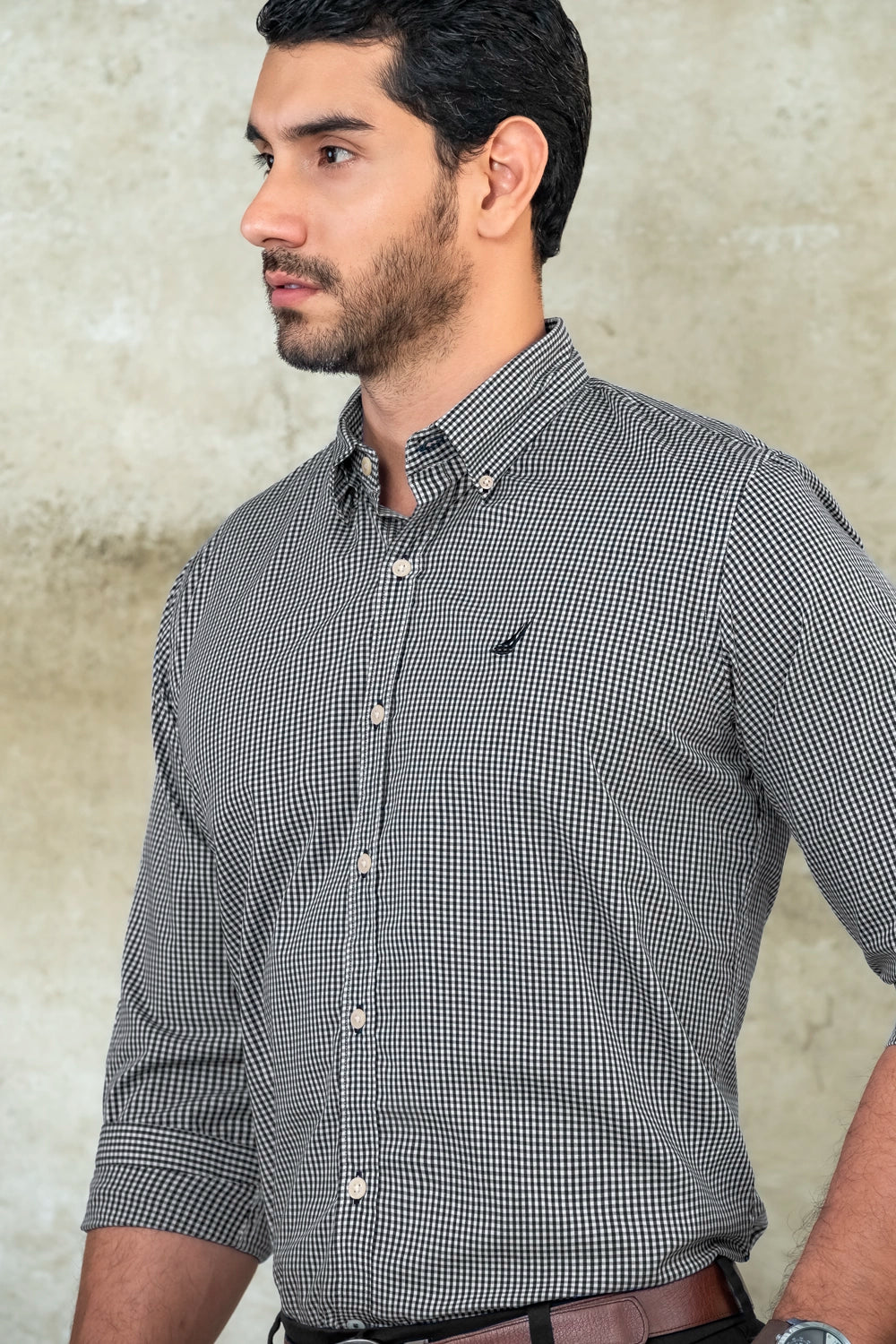 Camisa Harbor Cuadros - Slim Fit - Poplin
