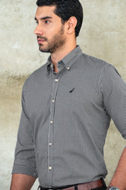 Camisa Harbor Cuadros - Slim Fit - Poplin