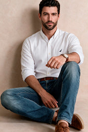 Camisa Princeton - Slim Fit - Poplin
